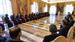 Pope Francis receives Syro-Malabar prelates for their ad limina visit to the Vatican in 2019