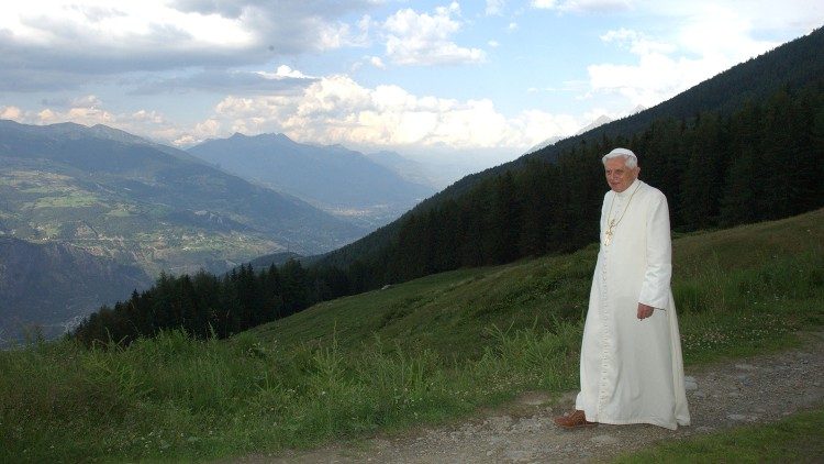 Benedict XVI in the Aosta Valley in 2006