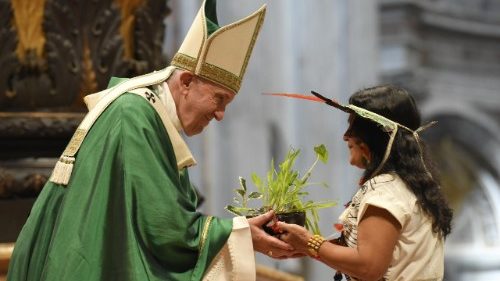 Pavens preken ved avslutningen av Amazonassynoden