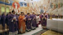 P. Čemus při mši k 90. narozeninám kardinála Špidlíka