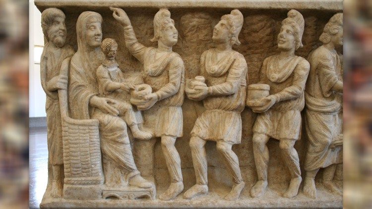 2019.12.24 Sarcofag din Muzeele Vaticanului, Muzeul Pio Cristiano