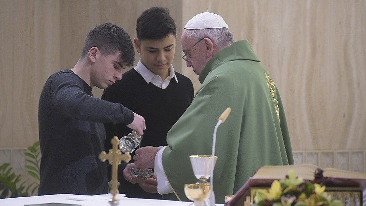 2020.01.30 Papa francesco Messa santa Marta
