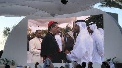 Em Abu Dhabi, o primeiro aniversário do Documento sobre a Fraternidade Humana, em 4 de fevereiro de 2020.