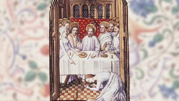 2020.04.03 2020.04.06 Vangelo del giorno Betania Maria unge in piedi di Gesù