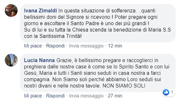 Dalla pagina FB @vaticannews.it