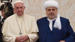 Popiežius ir Kaukazo musulmonų vadovas 2016 m.