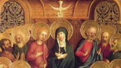 Enajsteri so enodušno vztrajali v molitvi z ženami in z Jezusovo materjo Marijo in z njegovimi brati.