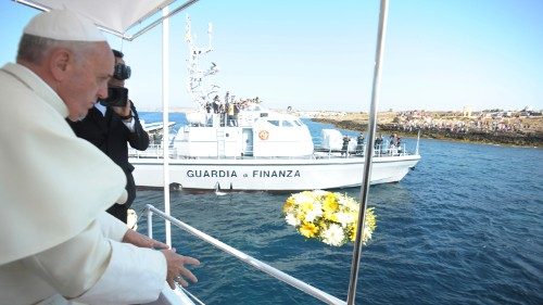 Lampedusa. Današnja migrantska situacija in spomin na obisk papeža Frančiška