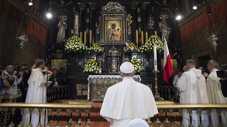 Papież Franciszek na Jasnej Górze