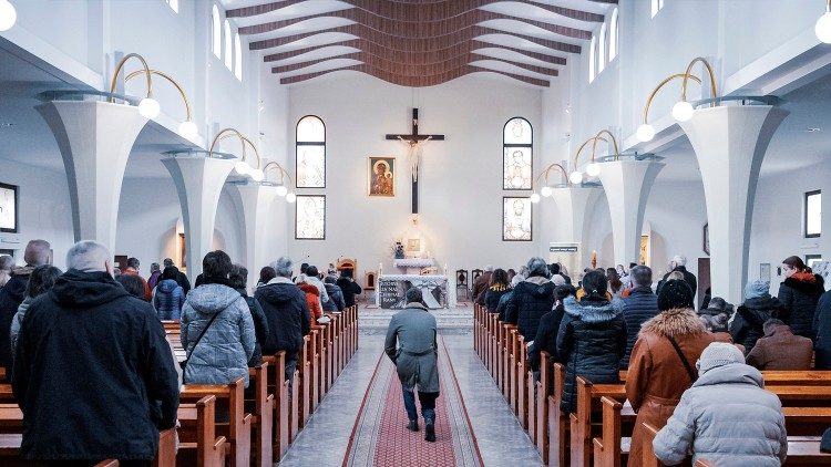 I en kirke