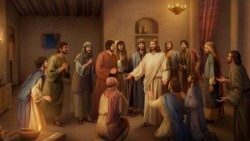 Յիսուս շրջապատուած իր աշակերտներով