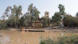 Terra Santa, il sito di Qasr al-Yahud, sulla riva ovest del Giordano, dove Gesù sarebbe stato battezzato
