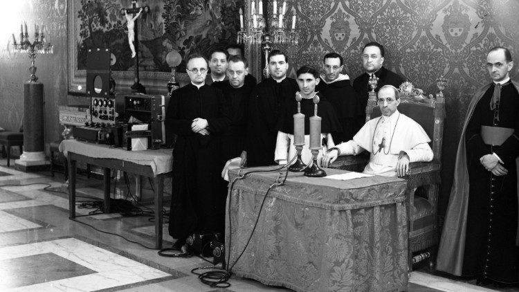 Papst Pius XII. und seine engsten Mitarbeiter