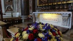 Grób św. Jana Pawła II w Bazylice św. Piotra w Rzymie
