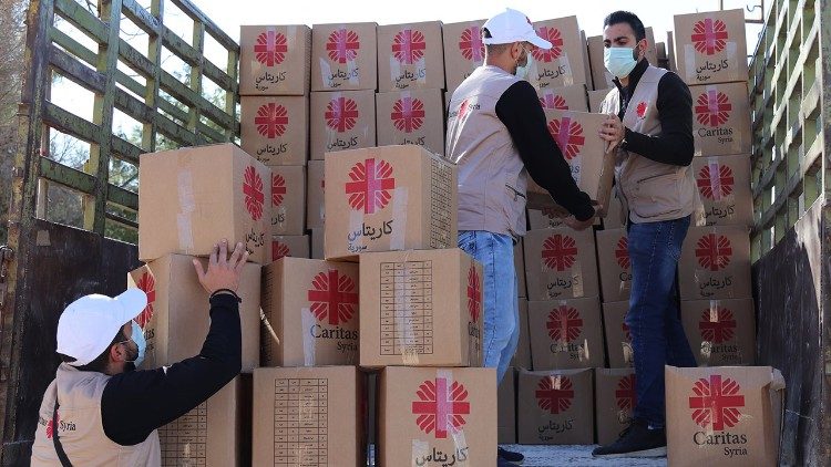 Caritas Syria distributes aid
