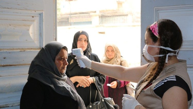 കാരിത്താസ് സന്നദ്ധ സേവകർ സിറിയയിൽ 