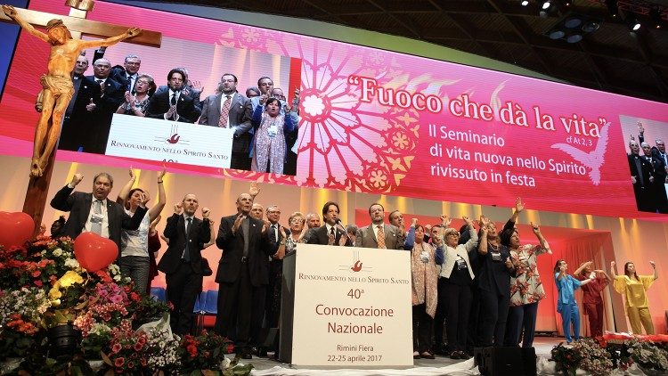 Veranstaltung der Bewegung der Erneuerung im Heiligen Geist (Rinnovamento nello Spirito Santo, RnS) 2019