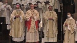 Kardinali Pietro Parolin kremton Meshën për Jubileun e Shën  Odilies në Strasburg të Francës