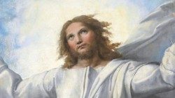 Verklärung Jesu - Ausschnitt eines Gemäldes von Raffael in den Vatikanischen Museen