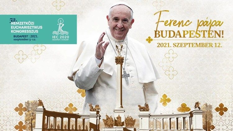 2021 war Papst Franziskus zum Internationalen Eucharistischen Kongress in Budapest