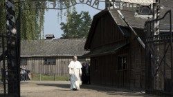 Pope Francis visited the Auschwitz concentration camp on 29 July 2016