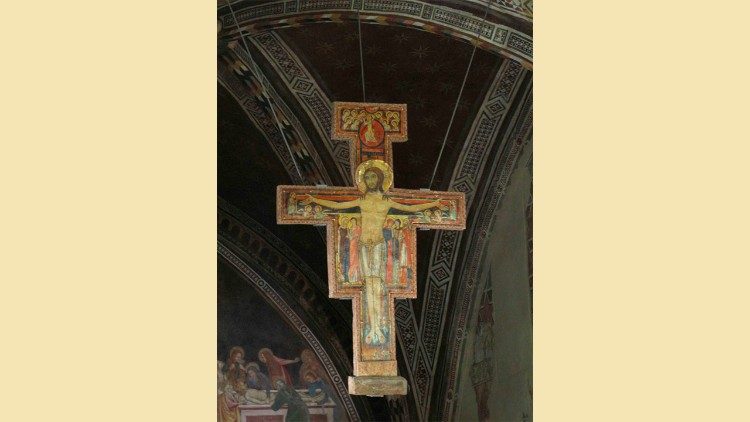 Msalaba wa Mtakatifu Damiano uliosikika sauti kwa Mtakatifu Francis