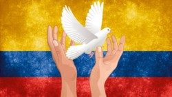 O Papa Francisco pede paz para a Colômbia, país já de há muito num difícil processo de reconciliação nacional