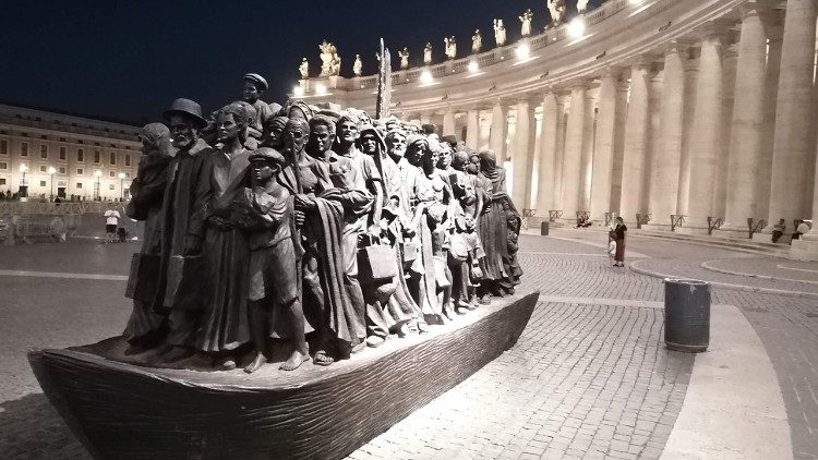 «Angels Unawares»-skulpturen på Petersplassen