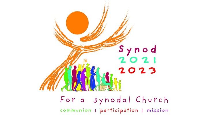 Logoen for den synodale vandringen