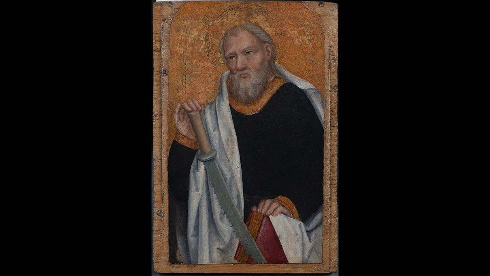 Antoine de Lonhy, San Pietro, 1465-1470 circa. Dipinto su tavola Torino, Palazzo Madama – Museo Civico d’Arte Antica