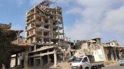 Homs, i segni della guerra