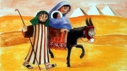 Eine Illustration der Kinderbibel von "Kirche in Not"