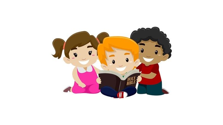 2021.12.15 Bambini che leggono la Bibbia, Catechismo