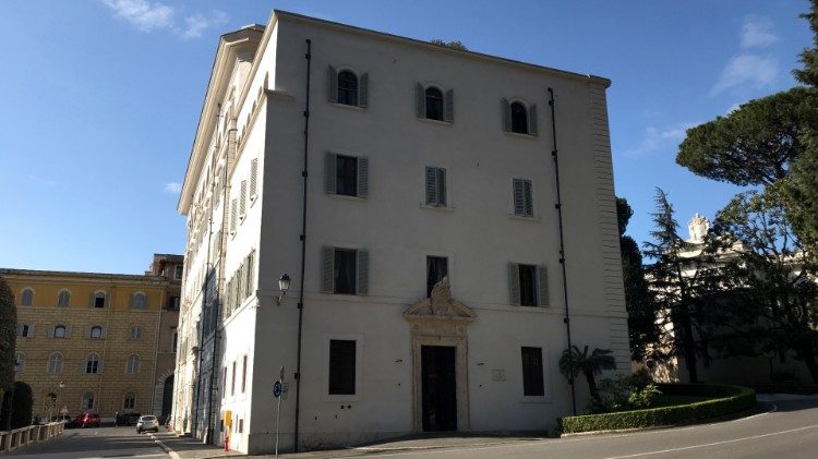 Il palazzo che ospita il Tribunale e gli uffici giudiziari dello Stato della Città del Vaticano 