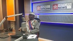 His Excellency Robert Compaoré, Burkina Faso's ambassador to the Hol.y See at Radio Vatican. 