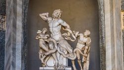2022.01.11 statua del Laocoonte in Vaticano