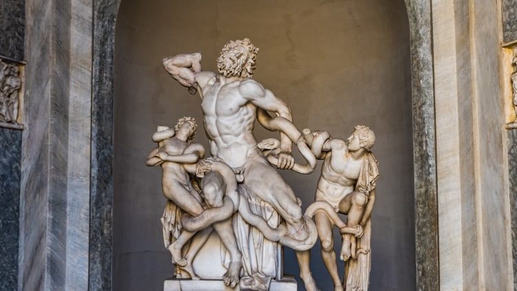 2022.01.11 statua del Laocoonte in Vaticano