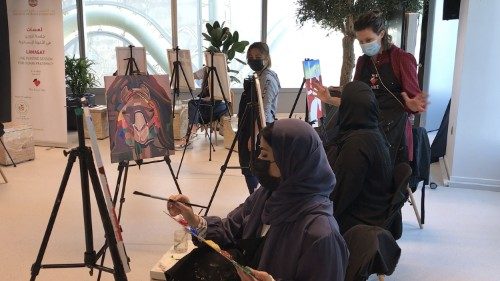 Expo Dubai, sessione pittura giovani