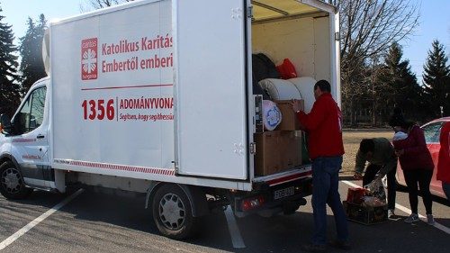 Die Caritas-Organisationen der umliegenden Länder helfen ukrainischen Flüchtlingen