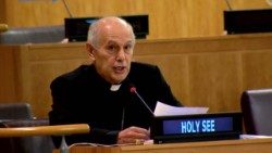 Mgr Caccia, observateur permanent du Saint-Siège auprès des Nations unies, à New York.
