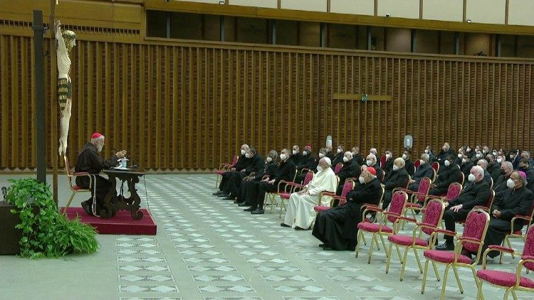坎塔拉梅萨枢机在保禄六世大厅进行第三场讲道