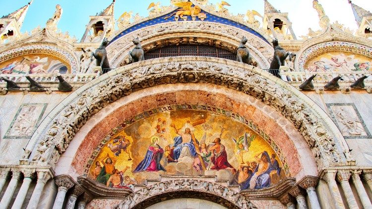 Facade of St. Mark's Basilica in Venice