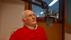 von Gemmingen vor zwei Jahren in einem Studio von Radio Vatikan