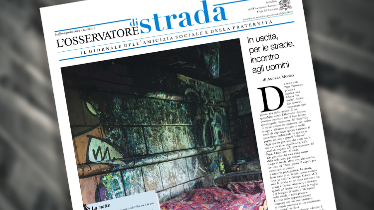 La primera edición de "L'Osservatore di strada" el 29 de junio de 2022