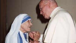 Matka Teresa i Jan Paweł II