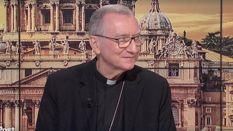 Кардынал П'етра Паралін. Архіўнае фота