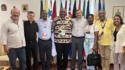 Bispos da Conferência Episcopal de Angola e São Tomé (CEAST) e o Comité organizador da JMJ Lisboa 2023