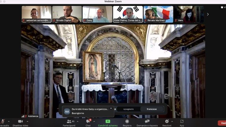 The Digital Synod included an online prayer event live-streamed from St. Peter's Basilica