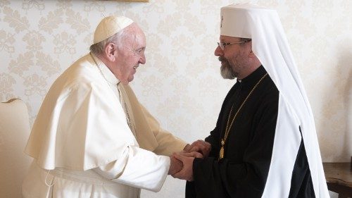 Shevchuk in Vaticano: il Papa è vicino al popolo ucraino in preghiera e azione
