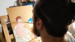 Francesco Canale disegna i francobolli di Natale del Vaticano